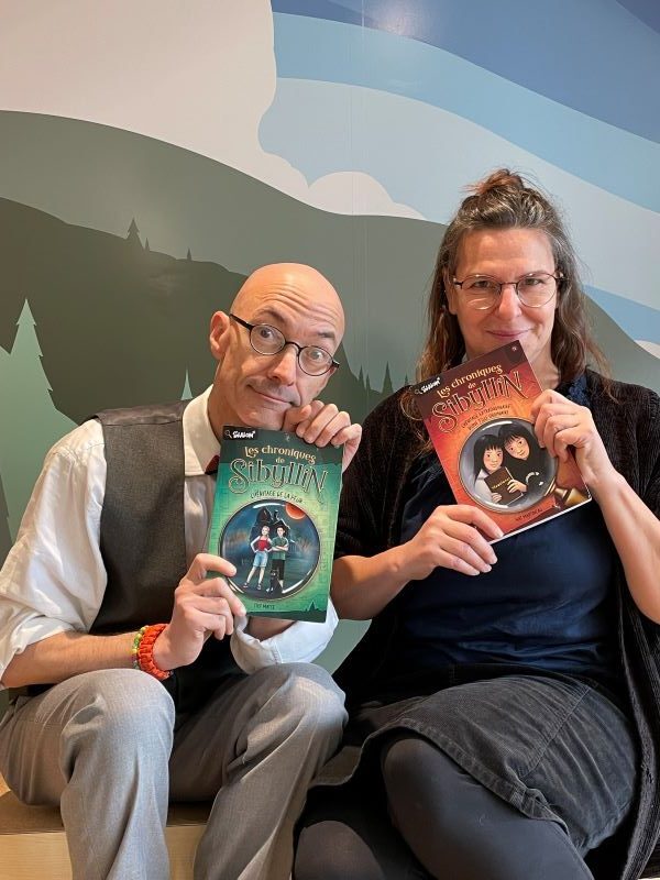 Nathalie Martineau et Stéphane Matte, auteurs des romans « Les Chroniques de Sibyllin »