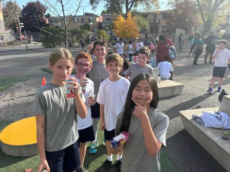 Épreuve de cross-country à l'école Sainte-Anne