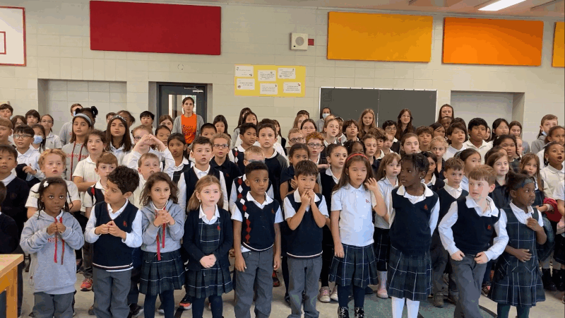 Une chanson à l'école